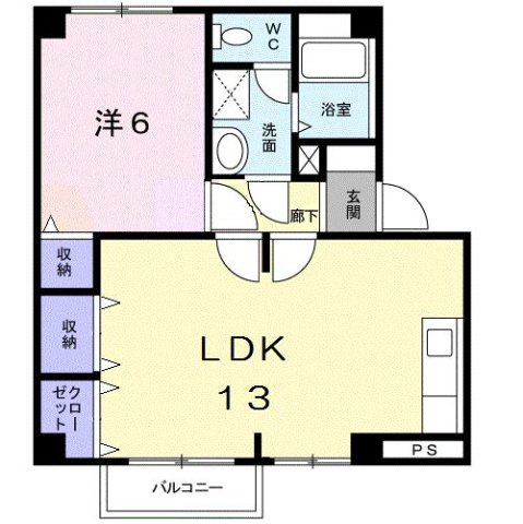 ライジングサンＢの間取り