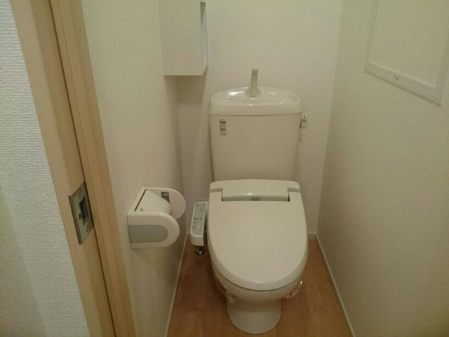 パイシス　Ｂのトイレ|落ち着いた色調のトイレです