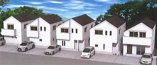 横浜市泉区和泉中央南２丁目の新築一戸建の完成予想図|建物外観イメージパース