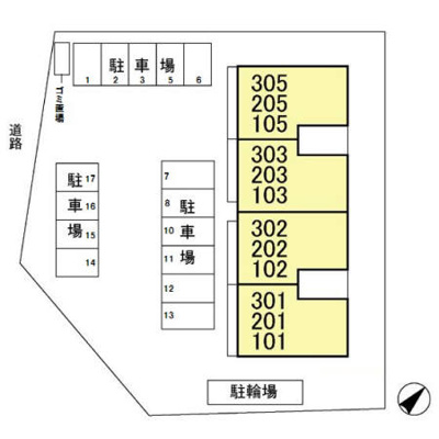 【区画図】 | リバーサイドヴィラ ハピネス