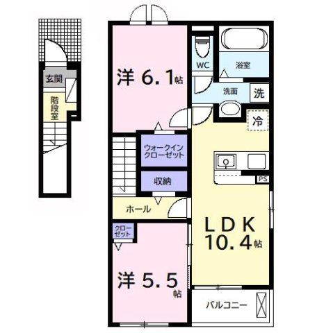 【間取り】 | 今津朝山アパートⅠ