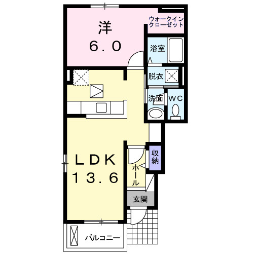 アンシャンテⅡの間取り