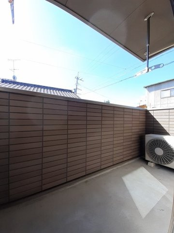 サンライズ城南Ｂのバルコニー