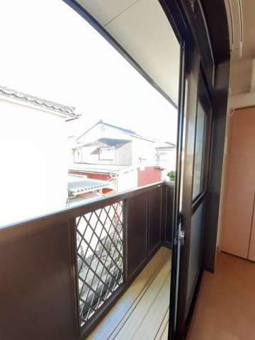 ライジングサンＢのバルコニー