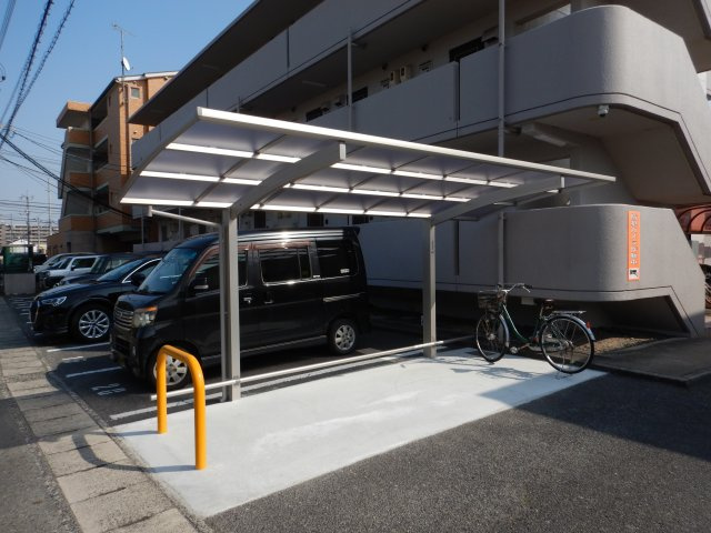 【その他共用部分】 | ＳＫマンション | 岡山市北区今　SKマンション　1K　駐輪場