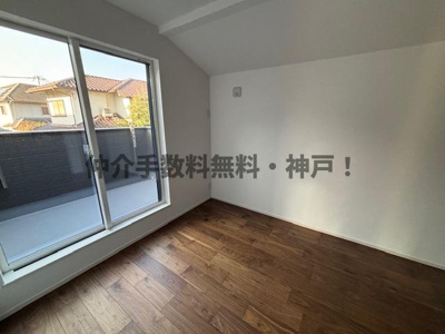 【洋室】 | 神戸市垂水区南多聞台1丁目　新築戸建　仲介手数料無料！ | 使い勝手のいい洋室です