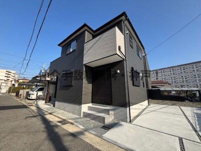 【前面道路含む現地写真】 | 神戸市垂水区南多聞台1丁目　新築戸建　仲介手数料無料！ | 前面道路含む現地写真です