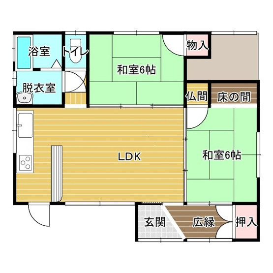 【間取り】 | 柳井市伊陸大の口