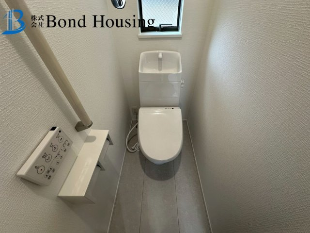 南東角地　教育施設近く安心　垂水区乙木２丁目　新築戸建のトイレ