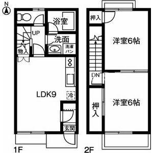 DUPLEX国王100Bの間取り
