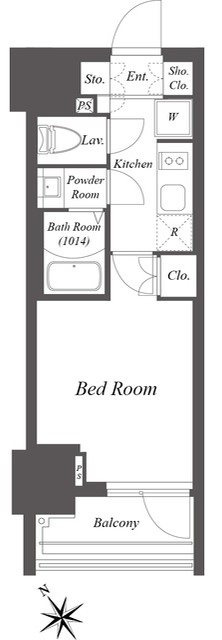 ブランシエスタ横浜高島町の間取り