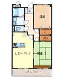 セジュール泉町の間取り