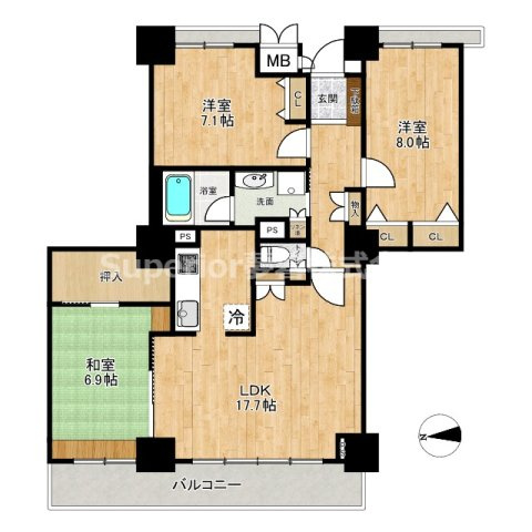 大津市皇子が丘２丁目の中古マンション