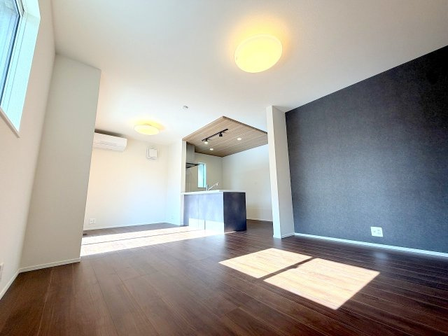 あきる野市小川東1丁目全1棟　新築戸建の居間・リビング