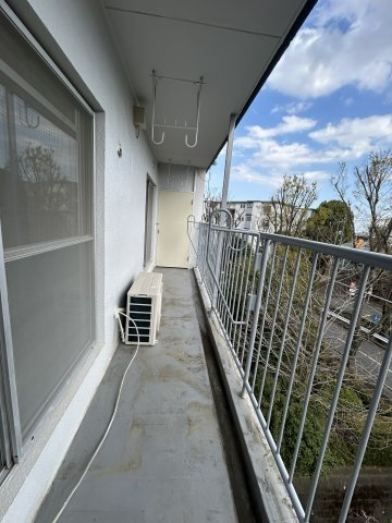 宮前平グリーンハイツのバルコニー