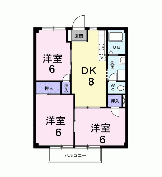 ニューシティ松田の間取り|間取図