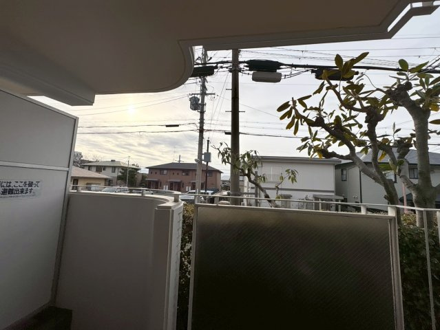 ロイヤル芦屋川のバルコニー