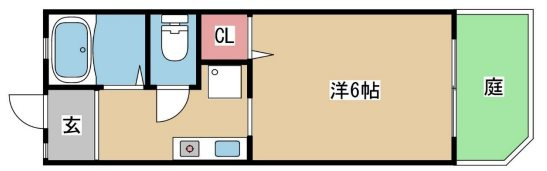ルシェール房王寺の間取り