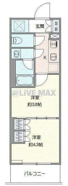 GENOVIA世田谷桜の間取り