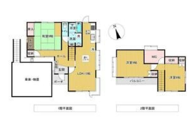 売戸建　小山市犬塚の間取り