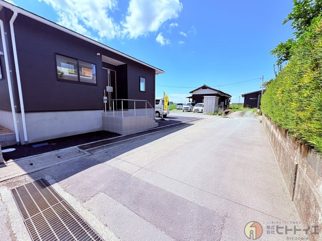 新築建売】筑後市大字常用の前面道路含む現地写真