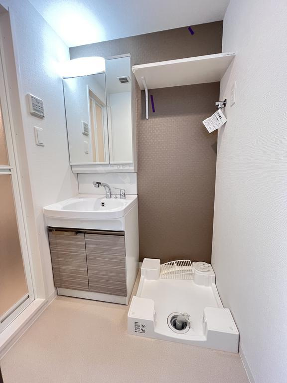 大阪市城東区今福南１丁目の賃貸マンションの洗面所