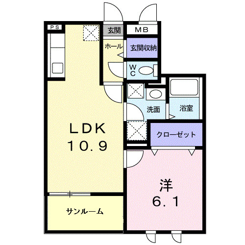 ヴンダーバールの間取り