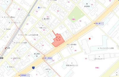 【地図】 | 宇宿3丁目　事業用店舗事務所