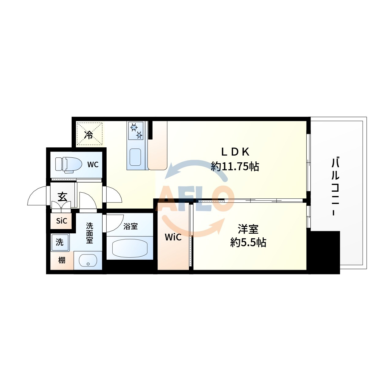 プレジオ三国EUROの間取り|プレジオ三国EURO　間取り