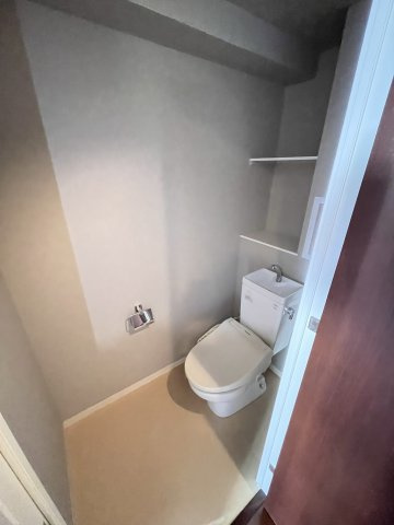 大阪市城東区成育２丁目の賃貸マンションのトイレ