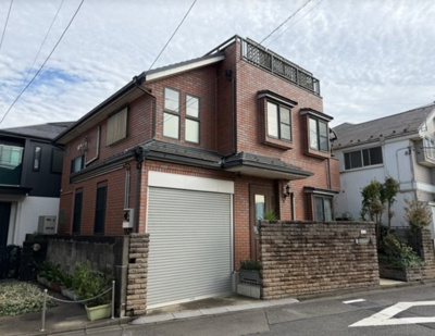 【外観】 | 清瀬市上清戸1丁目 | 総タイル張りの外観が魅力的！ルーフバルコニー＆地下室のある邸宅です‼