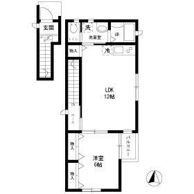 カーサ中井の間取り