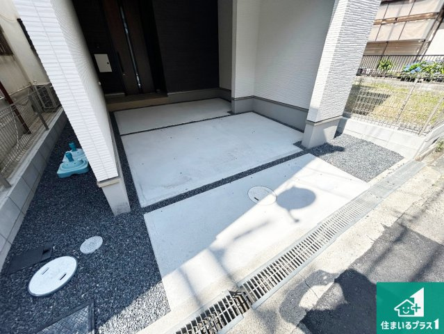 29(土)30(日)現地説明会！◆松原市岡　限定1邸の駐車場|駐車スペース！散水栓があるので、こまめに愛車を洗えます！