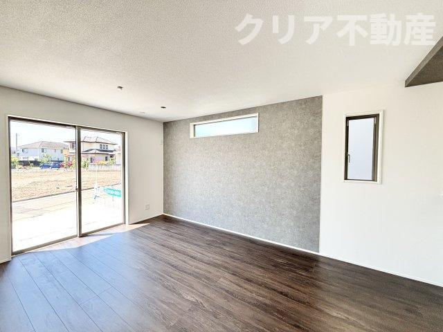 【居間・リビング】 | 高崎市下中居町2期1号棟　敷地広々59坪！