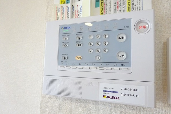 グランフェリーチェ　Ｂのセキュリティ|ＡＬＳＯＫホームセキュリティー搭載