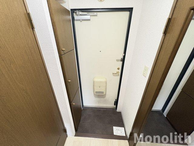 ベルトピア忠岡北B棟の玄関