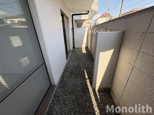 ベルトピア忠岡北B棟の庭