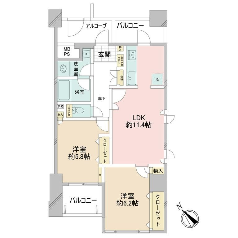 グランドステージ三宿の間取り