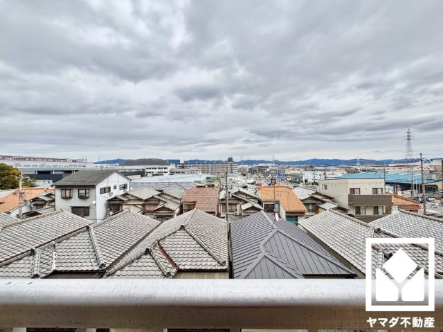 伏見日光ハイツ2号棟の展望