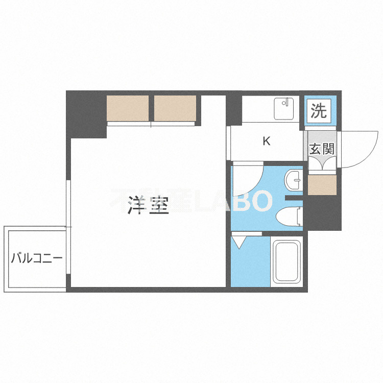 メゾン夕陽ヶ丘の間取り