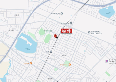 【地図】 | 鈴鹿市桜島町7丁目《2号棟》 | 広域Map