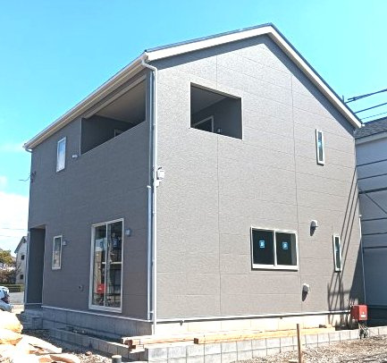 佐賀市木原　第6　1号棟の外観|建築中