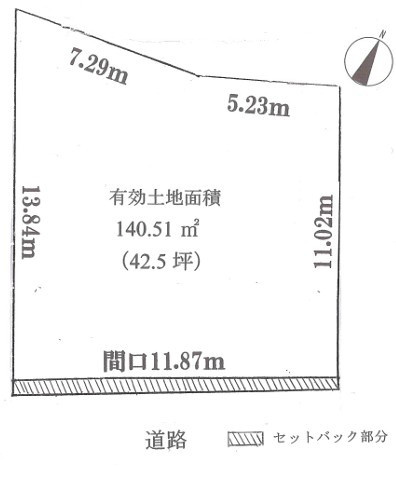 明石市大久保町大窪　土地の土地図|●年中無休：当日予約可●南東向きで明るく敷地約42.5坪で広く陽当り良好です！