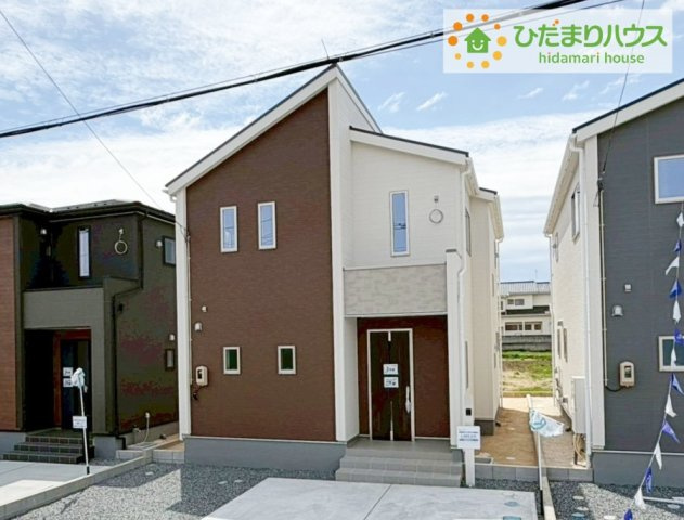 大槻前畑　新築戸建　2号棟の外観|平日・お仕事終わりに少しだけみたい！そんな方も大歓迎です♪お気軽にお問合せください