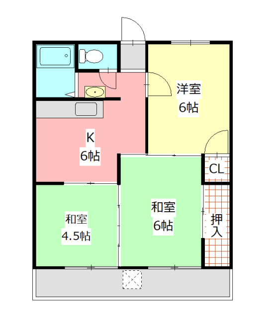 ニューハイツの間取り