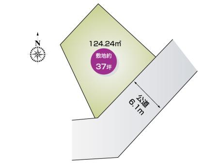 熊谷市肥塚　区画図