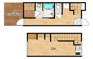 【間取り】 | 西住之江２丁目　中古テラスハウス
