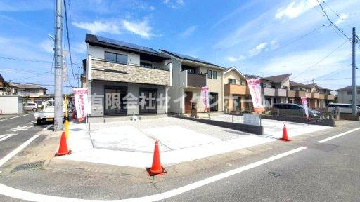 熊谷市赤城町1丁目　太陽光発電付きオール電化新築住宅の外観