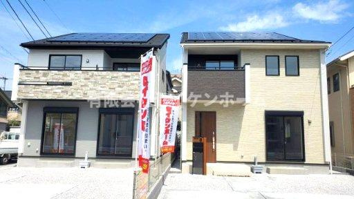 熊谷市赤城町1丁目　太陽光発電付きオール電化新築住宅の外観