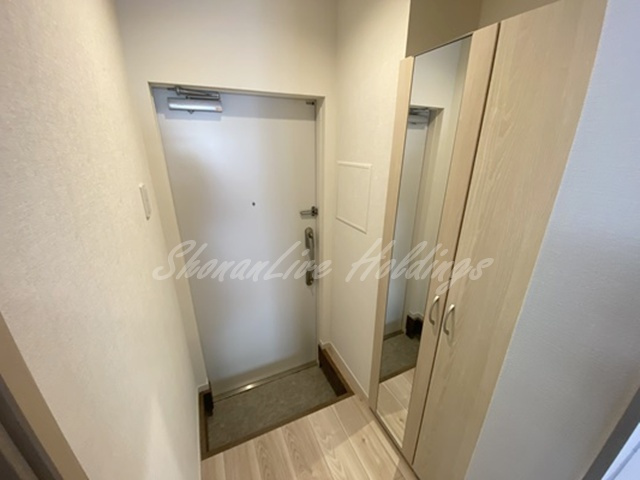 ハマコートⅥの玄関|シューズボックスございます♪